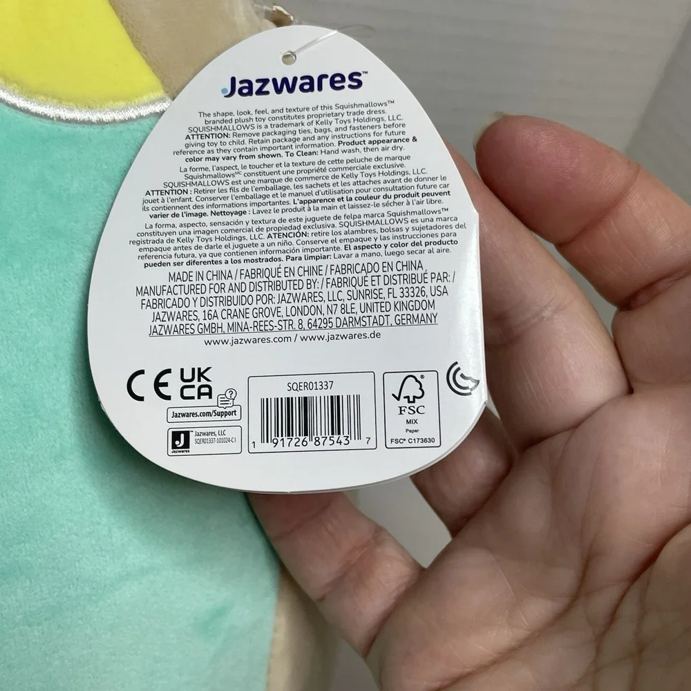 SQUISHMALLOWS CORNELIUS THE COOKIE COW NEW W/TAG 12